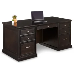 Statesman Double Pedestal Executive Desk - 68