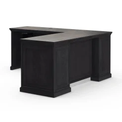 Statesman Height Adjustable L-Shaped Standing Desk with Left Return - 65