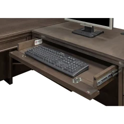 Statesman L-Shaped Executive Desk with Left Return and Lateral File Set