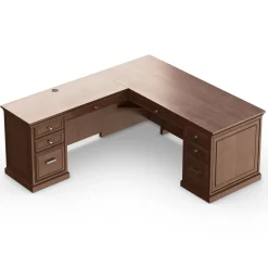 Statesman L-Shaped Executive Desk with Left Return - 69