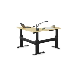 Stature Adjustable Height Corner L-Desk - 60