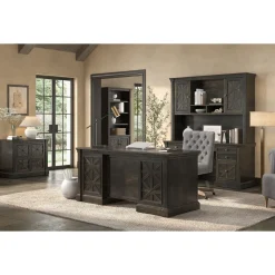 Stockton Double Pedestal Executive Desk – 66