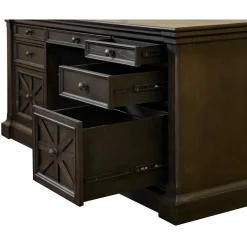 Stockton Double Pedestal Executive Desk – 66