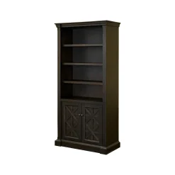 Stockton Open Bookcase w/ Closed Storage – 36