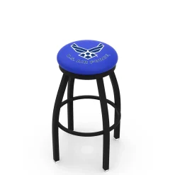 Stool with Vinyl Military Logo - 30"H