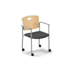 Strata Standard Chair with Arms and Casters