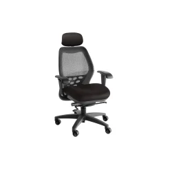 SXO Mid-Back Mesh Chair with Headrest