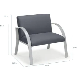 Symphony Bariatric Guest Chair in Standard Upholstery