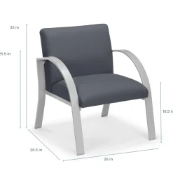 Symphony Oversized Guest Chair in Standard Upholstery