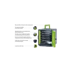 Tech Tub2 Cart with Four 6 Device Tubs