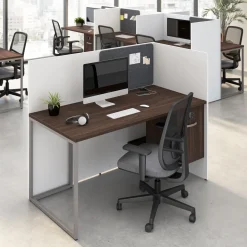 Tetrised Workstation with Full Back Panel - 60