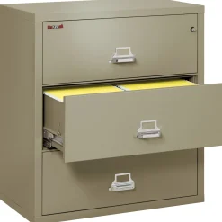 Three Drawer Fireproof Lateral File - 38