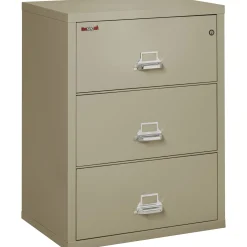 Three Drawer Fireproof Lateral File - 31