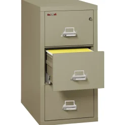 Three Drawer Fireproof Letter Size Vertical File - 31