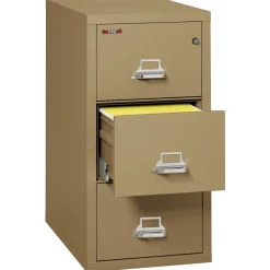 Three Drawer Fireproof Letter Size Vertical File - 31