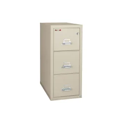 Three Drawer Fireproof Legal Size Vertical File - 31"D