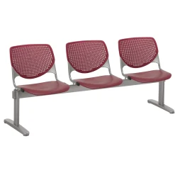 Three Seat Polypropylene Beam Seating
