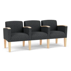 Three Seat Sofa in Print Fabric or Vinyl