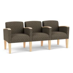 Three Seat Sofa in Print Fabric or Vinyl