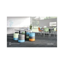 Three Section Stool with Three Rocker Bases