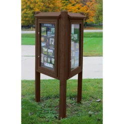 Three Sided Outdoor Kiosk