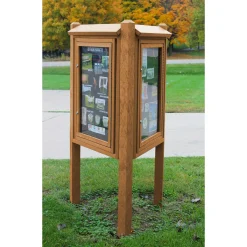 Three Sided Outdoor Kiosk