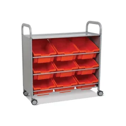 Tilted Cart with 9 Trays - 6