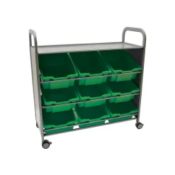 Tilted Cart with 9 Trays - 6