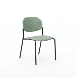 Tioga Armless Guest Chair with PET Felt Seat and Back - 2/carton