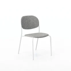 Tioga Armless Guest Chair with PET Felt Seat and Back - 2/carton
