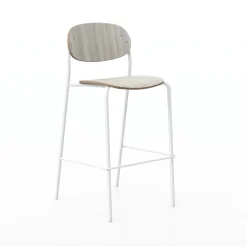 Tioga Barstool with Laminate Seat & Back