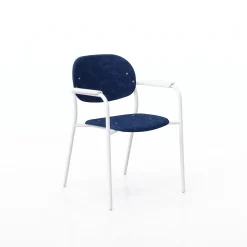 Tioga Guest Chair with Arms - PET Felt Seat and Back