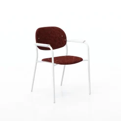 Tioga Guest Chair with Arms - PET Felt Seat and Back