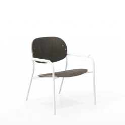Tioga Lounge Chair with Arms - Laminate Seat & Back