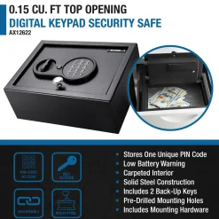 Top Opening Keypad Security Safe