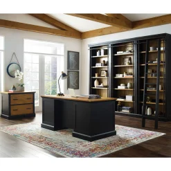 Toulouse 18 Shelf Bookcase Wall with Ladder - 94