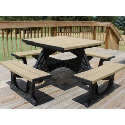 Town Square Outdoor Table with Molded Frame 40