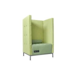Traffic Modular Lounge Privacy Chair with USB/Power