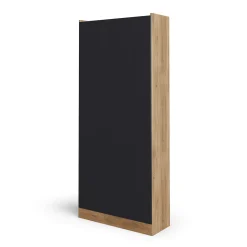 Trenton 5-Shelf Bookcase with Doors – 74
