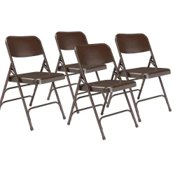 Triple Brace Steel Folding Chair 4 Pack