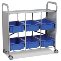 Triple Cart with 6 Trays - 6