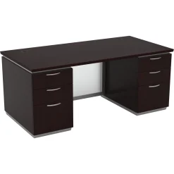 Tuxedo Double-Pedestal Executive Desk - 72"W x 36"D