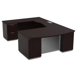 Tuxedo U-Shaped Desk with Left Bridge - 72