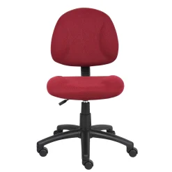 Tweed Fabric Armless Task Chair