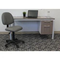 Tweed Fabric Armless Task Chair