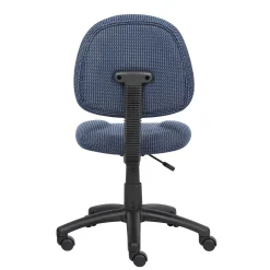 Tweed Fabric Armless Task Chair