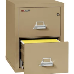 Two Drawer Fireproof Letter Size Vertical File - 25