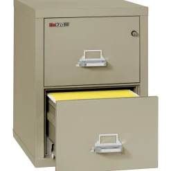 Two Drawer Fireproof Letter Size Vertical File - 25