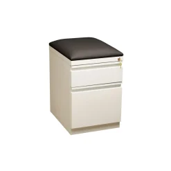 Two Drawer Mobile Pedestal with Cushion- 20