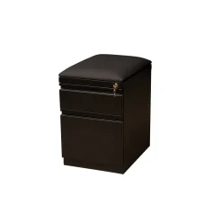 Two Drawer Mobile Pedestal with Cushion- 20